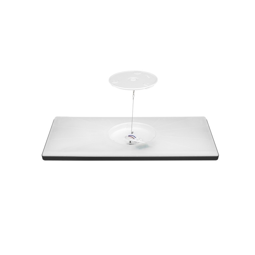 Kiinteä LED-paneeli NIVERA LED/32W/230V IP54 3000/4000/6000K 29,5x59,5 cm musta