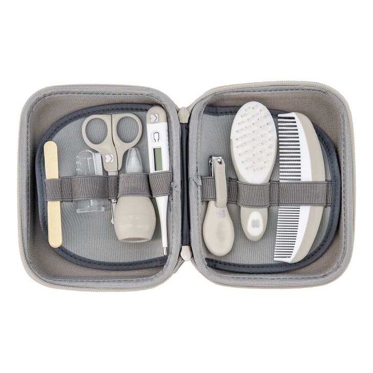 KikkaBoo - Vauvanhoitosetti 8 kpl harmaa/beige