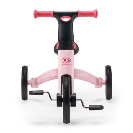 KINDERKRAFT - Lasten potkupyörä 3-in-1 4TRIKE vaaleanpunainen