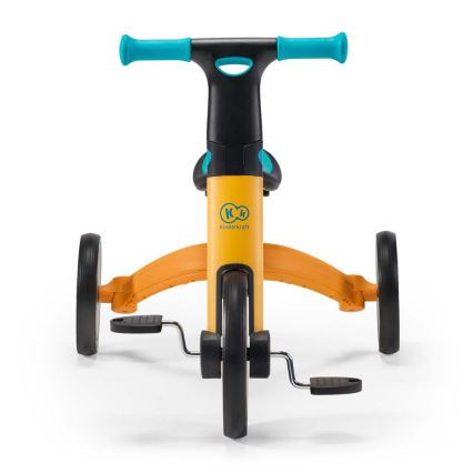 KINDERKRAFT - Lasten potkupyörä 3-in-1 4TRIKE keltainen/turkoosi