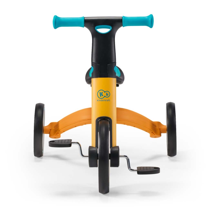 KINDERKRAFT - Lasten potkupyörä 3-in-1 4TRIKE keltainen/turkoosi