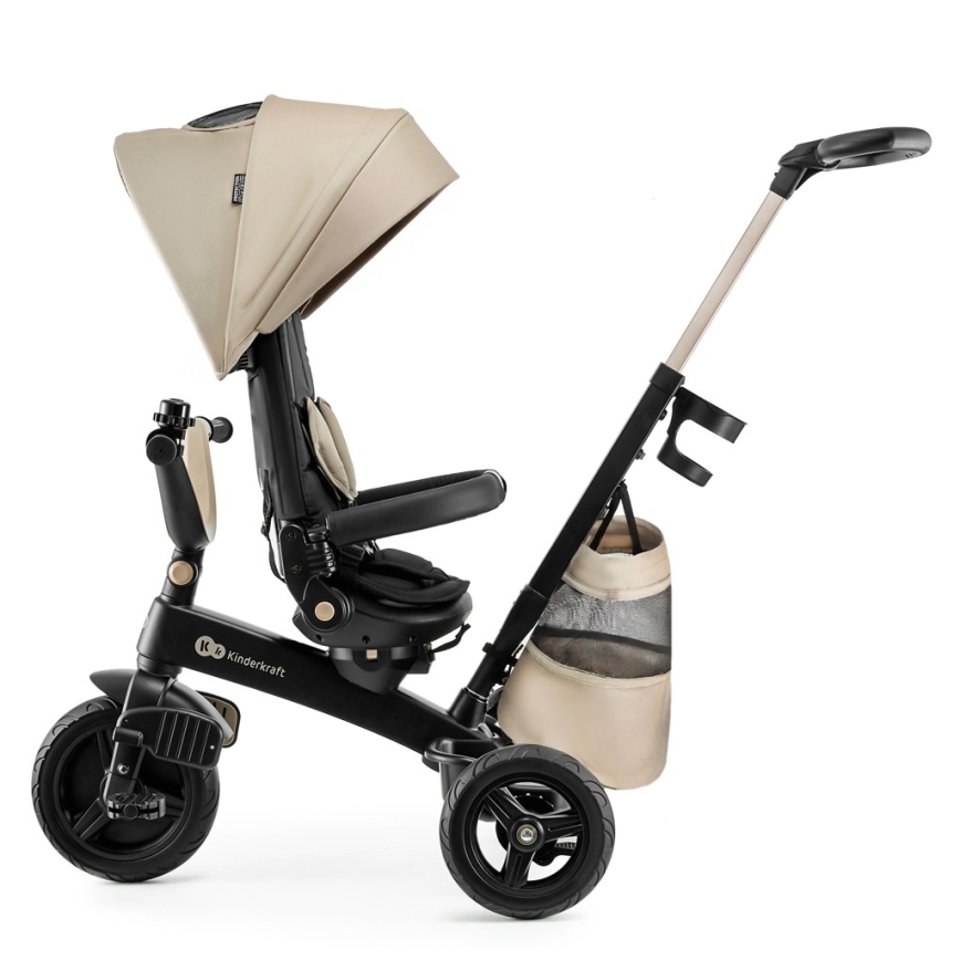 KINDERKRAFT - 5-in-1 EASYTWIST lasten kolmipyörä, beige
