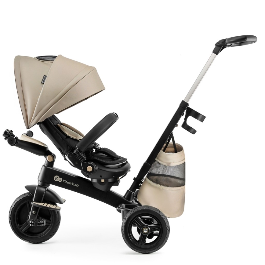 KINDERKRAFT - 5-in-1 EASYTWIST lasten kolmipyörä, beige