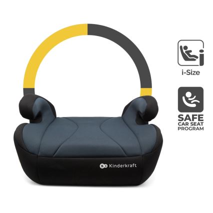KINDERKRAFT - Auton korokeistuin I-BOOST i-Koko 135-150 cm musta