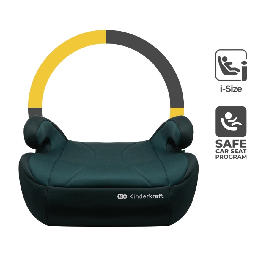 KINDERKRAFT - Auton korokeistuin I-BOOST i-Koko 135-150 cm vihreä
