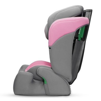 KINDERKRAFT - Autonistuin COMFORT UP i-Koko (76-150 cm) harmaa/vaaleanpunainen