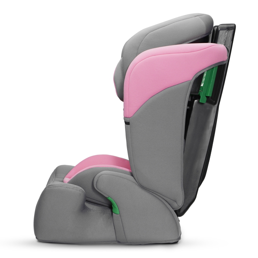 KINDERKRAFT - Autonistuin COMFORT UP i-Koko (76-150 cm) harmaa/vaaleanpunainen
