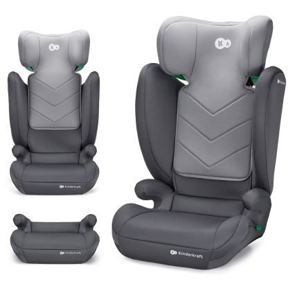 KINDERKRAFT - Autonistuin I-SPARK i-Koko (100-150 cm) harmaa