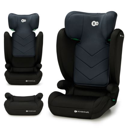 KINDERKRAFT - Autonistuin I-SPARK i-Koko (100-150 cm) musta