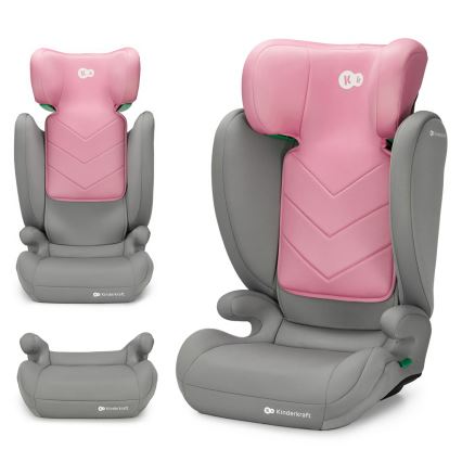 KINDERKRAFT - Autonistuin I-SPARK i-Koko (100-150 cm) vaaleanpunainen