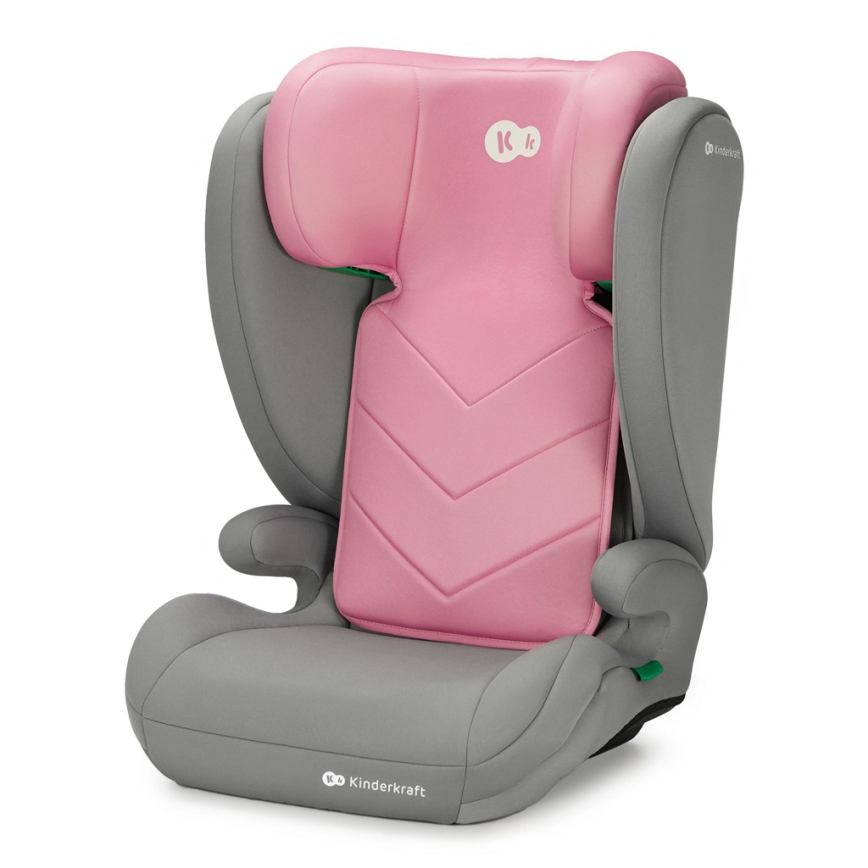KINDERKRAFT - Autonistuin I-SPARK i-Koko (100-150 cm) vaaleanpunainen