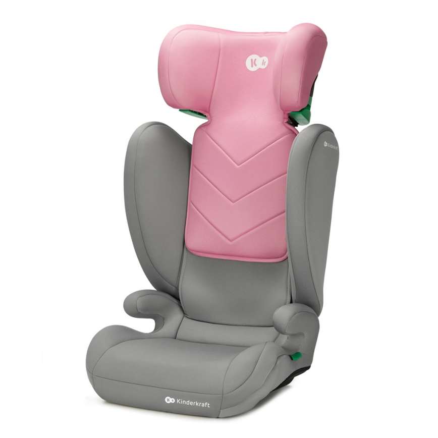 KINDERKRAFT - Autonistuin I-SPARK i-Koko (100-150 cm) vaaleanpunainen