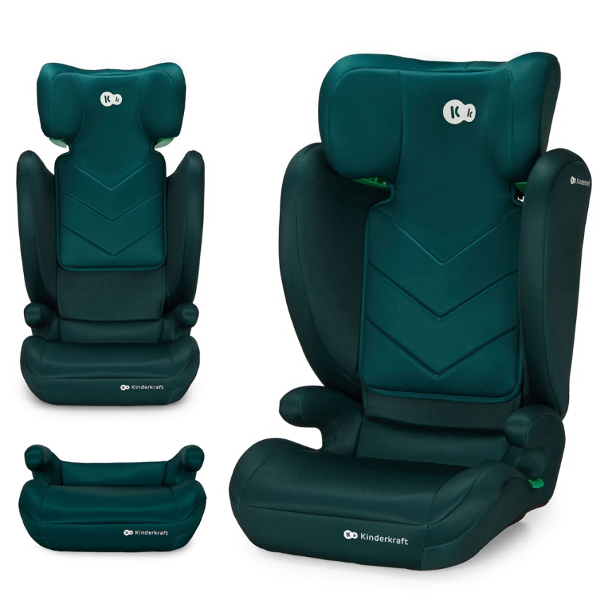 KINDERKRAFT - Autonistuin I-SPARK i-Koko (100-150 cm) vihreä
