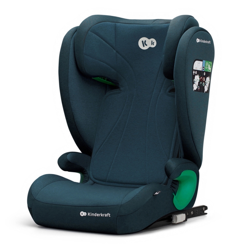 KINDERKRAFT - Autonistuin JUNIOR FIX 2 (100-150 cm) Harbor sininen
