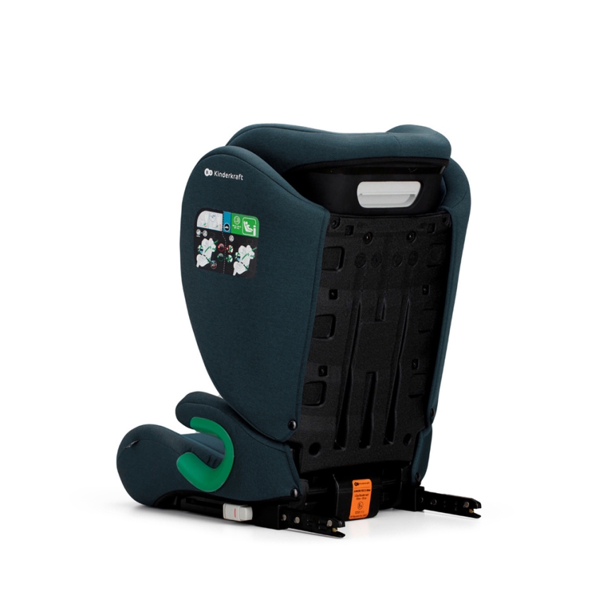 KINDERKRAFT - Autonistuin JUNIOR FIX 2 (100-150 cm) Harbor sininen