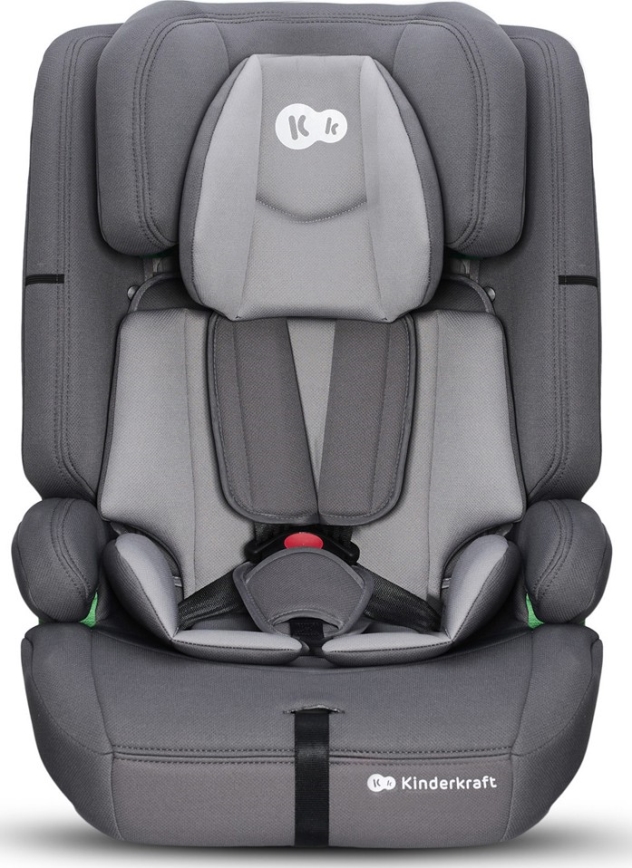 KINDERKRAFT - Autonistuin SAFETY FIX 2 i-Koko (76-150 cm) harmaa