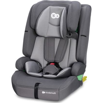 KINDERKRAFT - Autonistuin SAFETY FIX 2 i-Koko (76-150 cm) harmaa