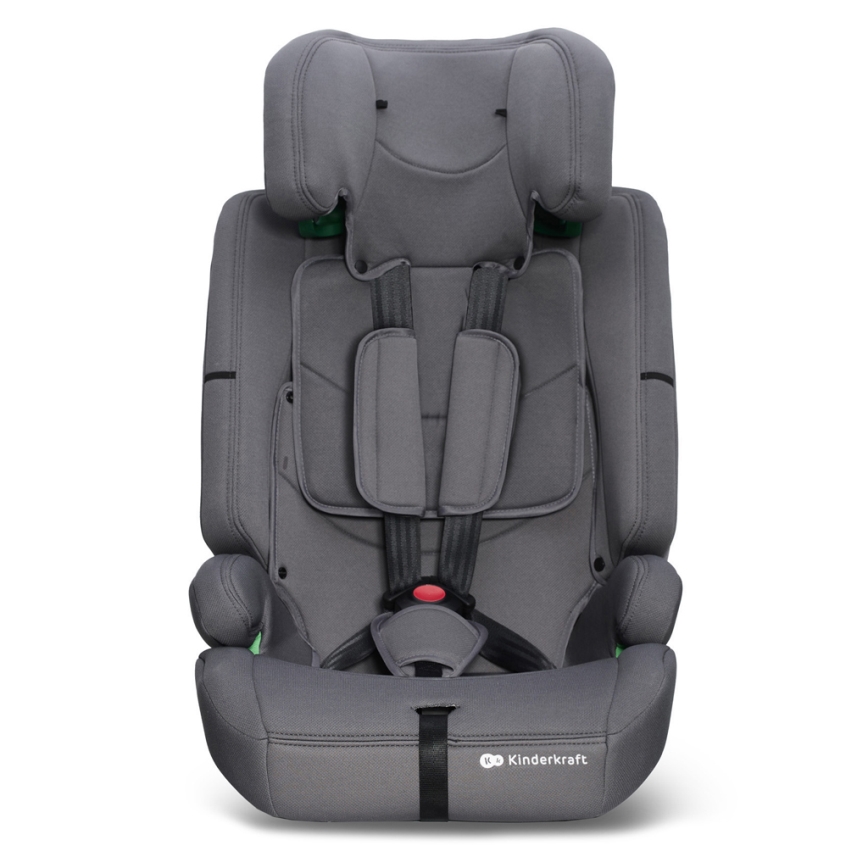 KINDERKRAFT - Autonistuin SAFETY FIX 2 i-Koko (76-150 cm) harmaa