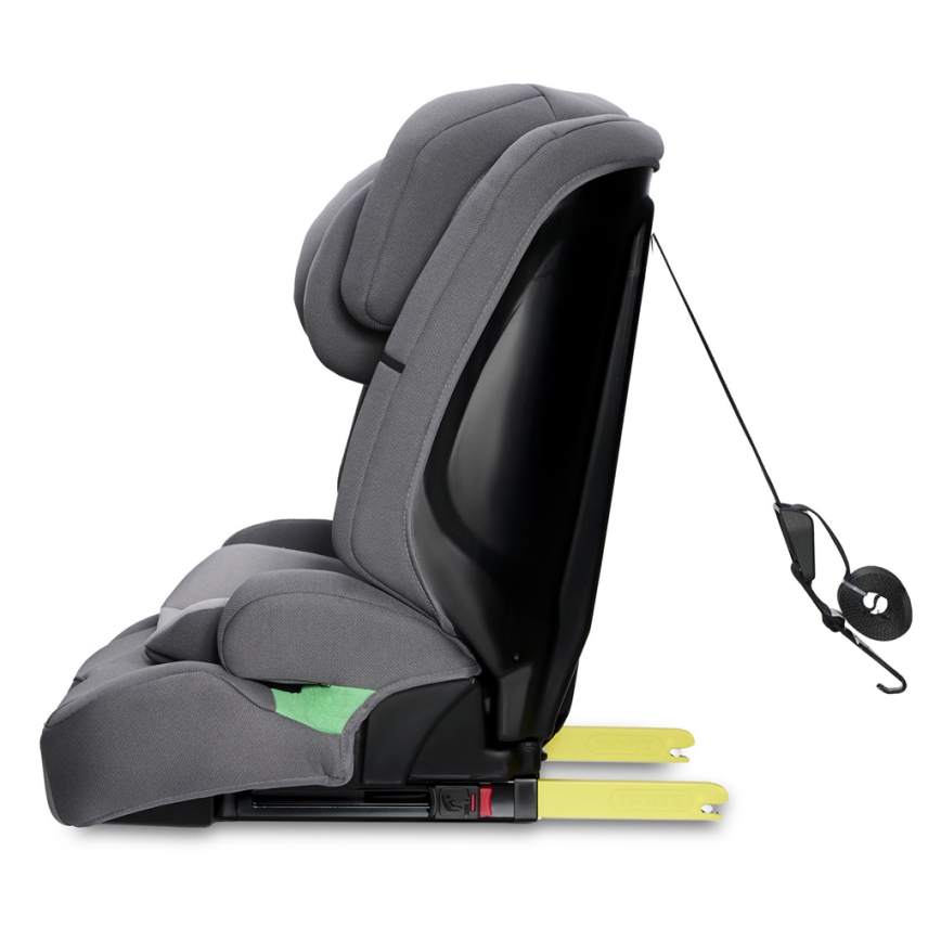 KINDERKRAFT - Autonistuin SAFETY FIX 2 i-Koko (76-150 cm) harmaa
