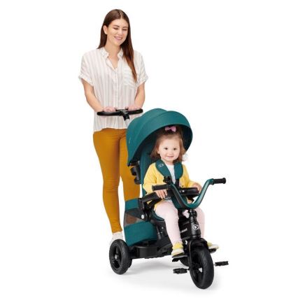 KINDERKRAFT - Lasten kolmipyörä 5v1 EASYTWIST vihreä/musta