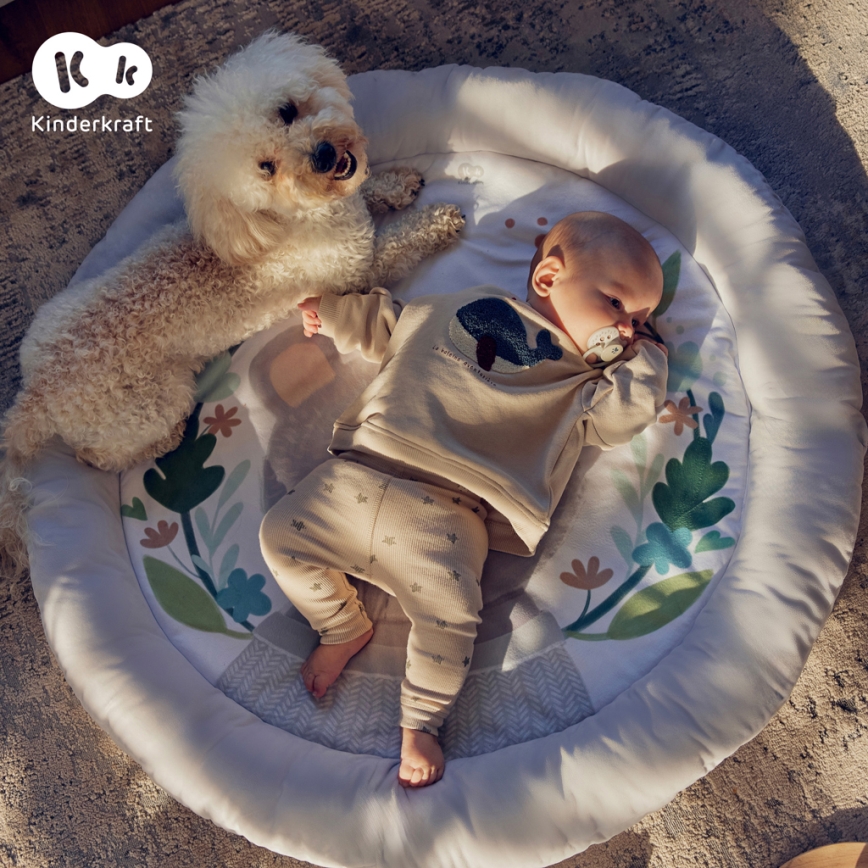 KINDERKRAFT - Lasten leikkimatto COZYPLAY harmaa