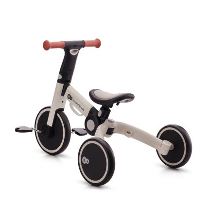 KINDERKRAFT - Lasten potkupyörä 3in1 4TRIKE harmaa