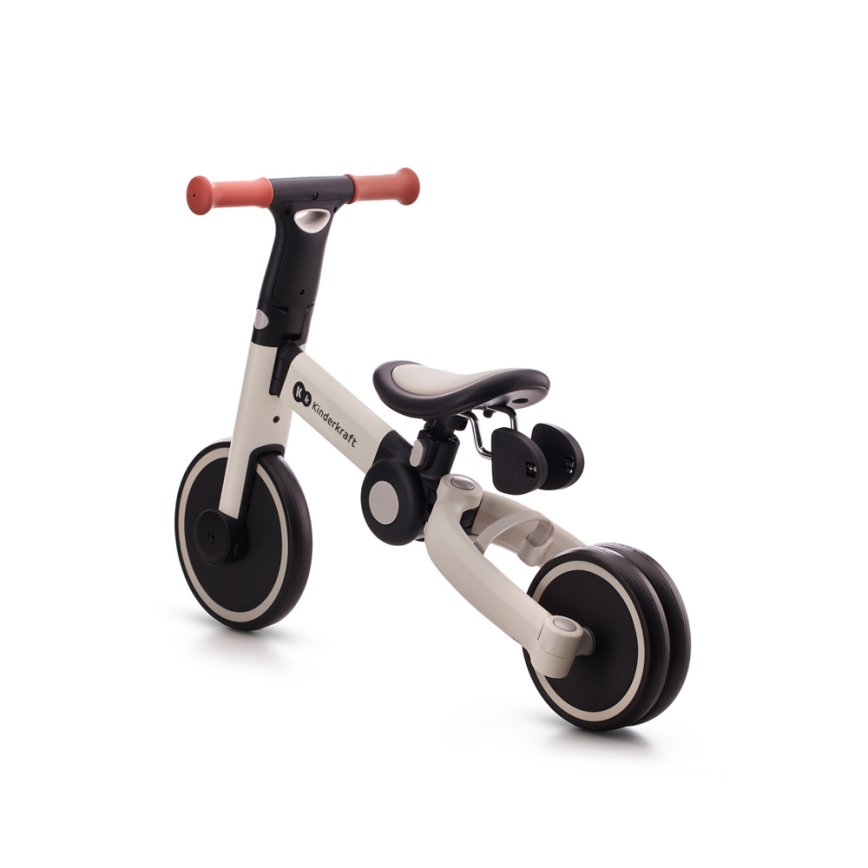 KINDERKRAFT - Lasten potkupyörä 3in1 4TRIKE harmaa