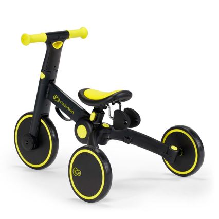 KINDERKRAFT - Lasten potkupyörä 3in1 4TRIKE keltainen/musta