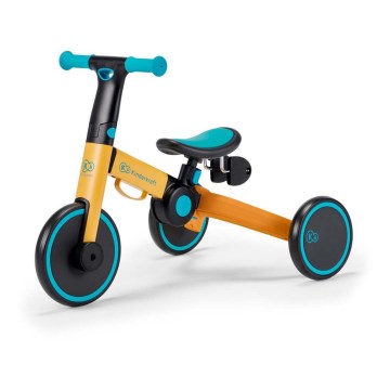 KINDERKRAFT - Lasten potkupyörä 3in1 4TRIKE keltainen/turkoosi