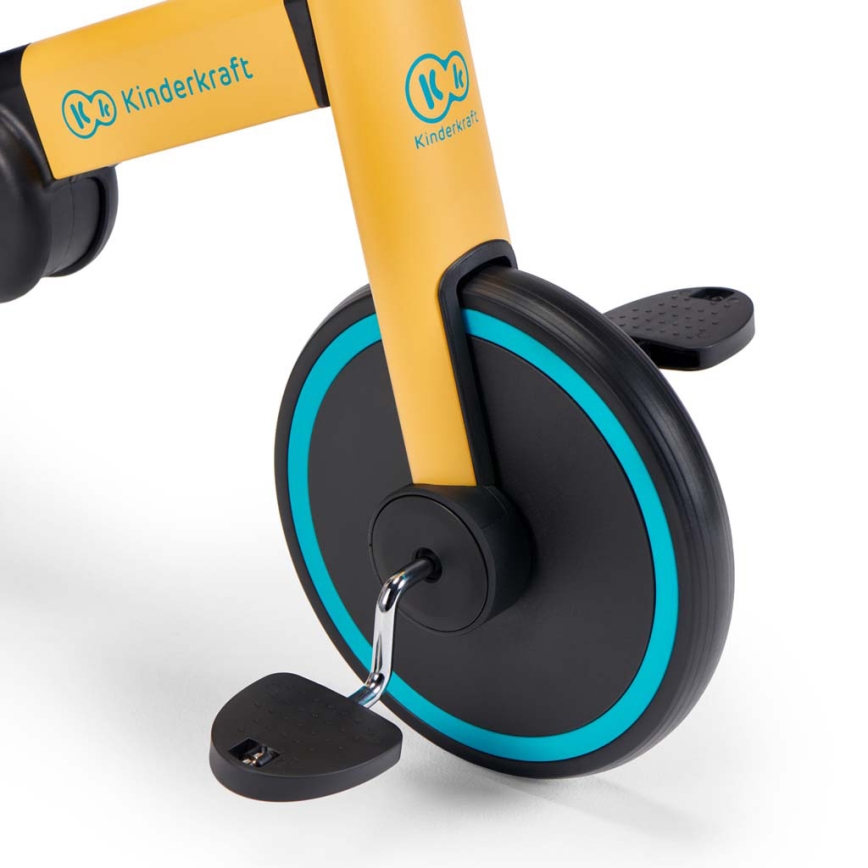 KINDERKRAFT - Lasten potkupyörä 3in1 4TRIKE keltainen/turkoosi