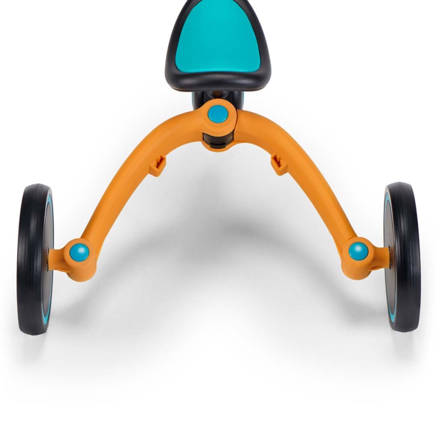 KINDERKRAFT - Lasten potkupyörä 3in1 4TRIKE keltainen/turkoosi