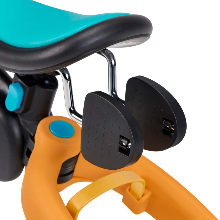 KINDERKRAFT - Lasten potkupyörä 3in1 4TRIKE keltainen/turkoosi