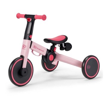 KINDERKRAFT - Lasten potkupyörä 3in1 4TRIKE vaaleanpunainen