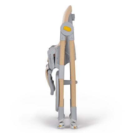 KINDERKRAFT - Lasten ruokapöydän tuoli 2in1 LASTREE beige/harmaa