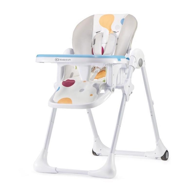 KINDERKRAFT - Lasten ruokapöydän tuoli YUMMY beige/valkoinen