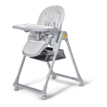 KINDERKRAFT - Lasten ruokatuoli 2in1 LASTREE harmaa
