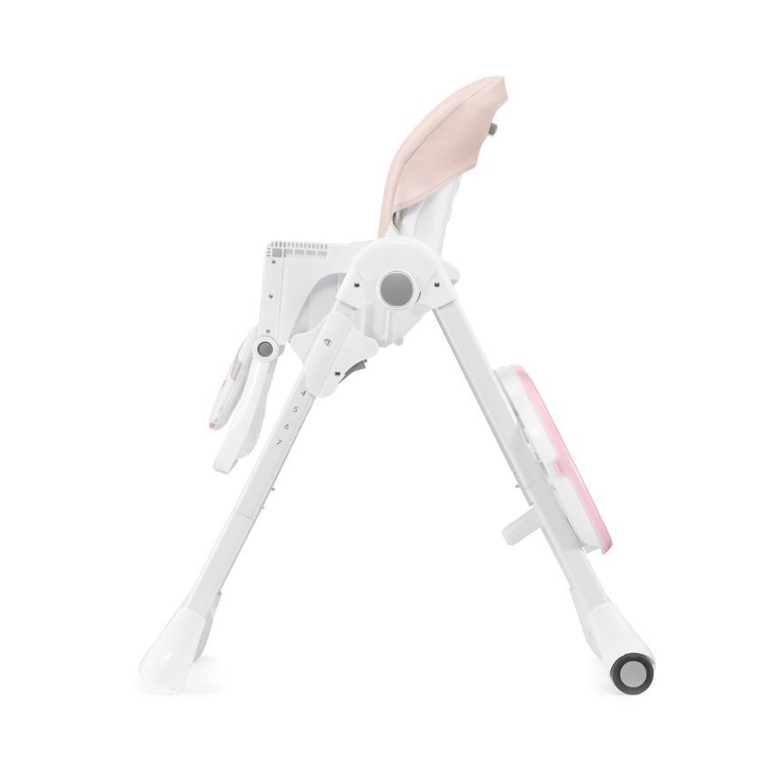 KINDERKRAFT - Lasten ruokatuoli YUMMY pinkki/valkoinen
