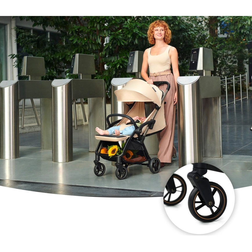 KINDERKRAFT - Lastenrattaat APINO beige