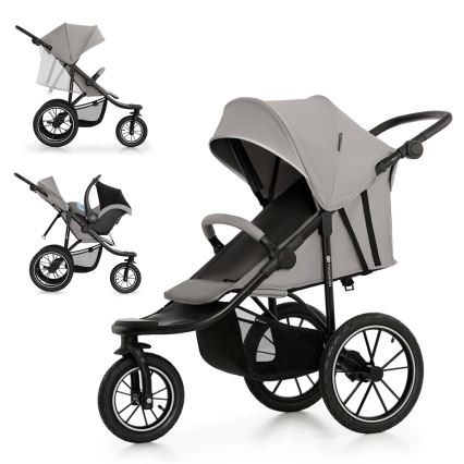 KINDERKRAFT - Lastenrattaat HELSI2 harmaa