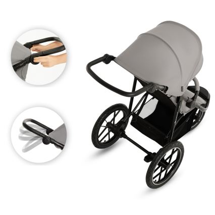 KINDERKRAFT - Lastenrattaat HELSI2 harmaa