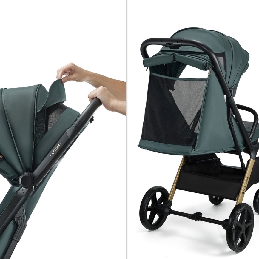 KINDERKRAFT - Lastenrattaat LOOM vihreä