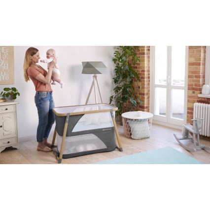 KINDERKRAFT - Matkasänky 4in1 SOFI harmaa