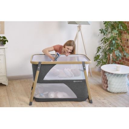 KINDERKRAFT - Matkasänky 4in1 SOFI harmaa