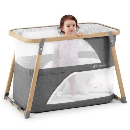 KINDERKRAFT - Matkasänky 4in1 SOFI harmaa