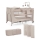 KINDERKRAFT - Matkasänky JOY 2 lisävarusteiden kanssa beige