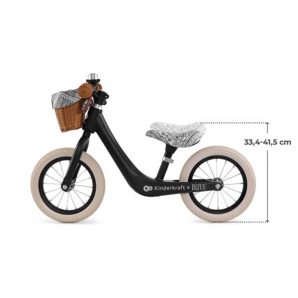 KINDERKRAFT - potkupyörä RAPID 2 Lunar Black Bizuu