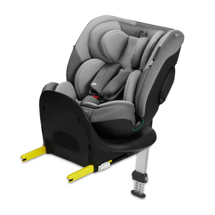 KINDERKRAFT SELECT - Autonistuin I-FIX (40-150 cm) Cool harmaa