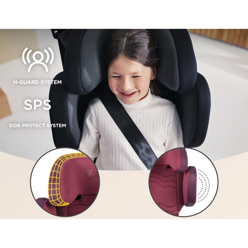 KINDERKRAFT SELECT - Autonistuin XPAND 2 i-Koko (100-150 cm) Premium Cherry pearl