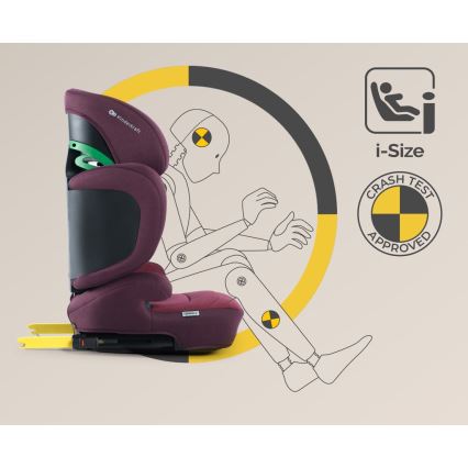 KINDERKRAFT SELECT - Autonistuin XPAND 2 i-Koko (100-150 cm) Premium Cherry pearl