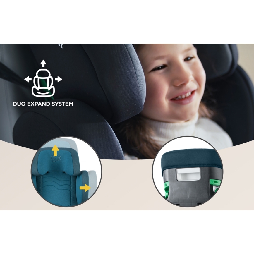 KINDERKRAFT SELECT - Autonistuin XPAND 2 i-Koko (100-150 cm) Premium Harbour sininen